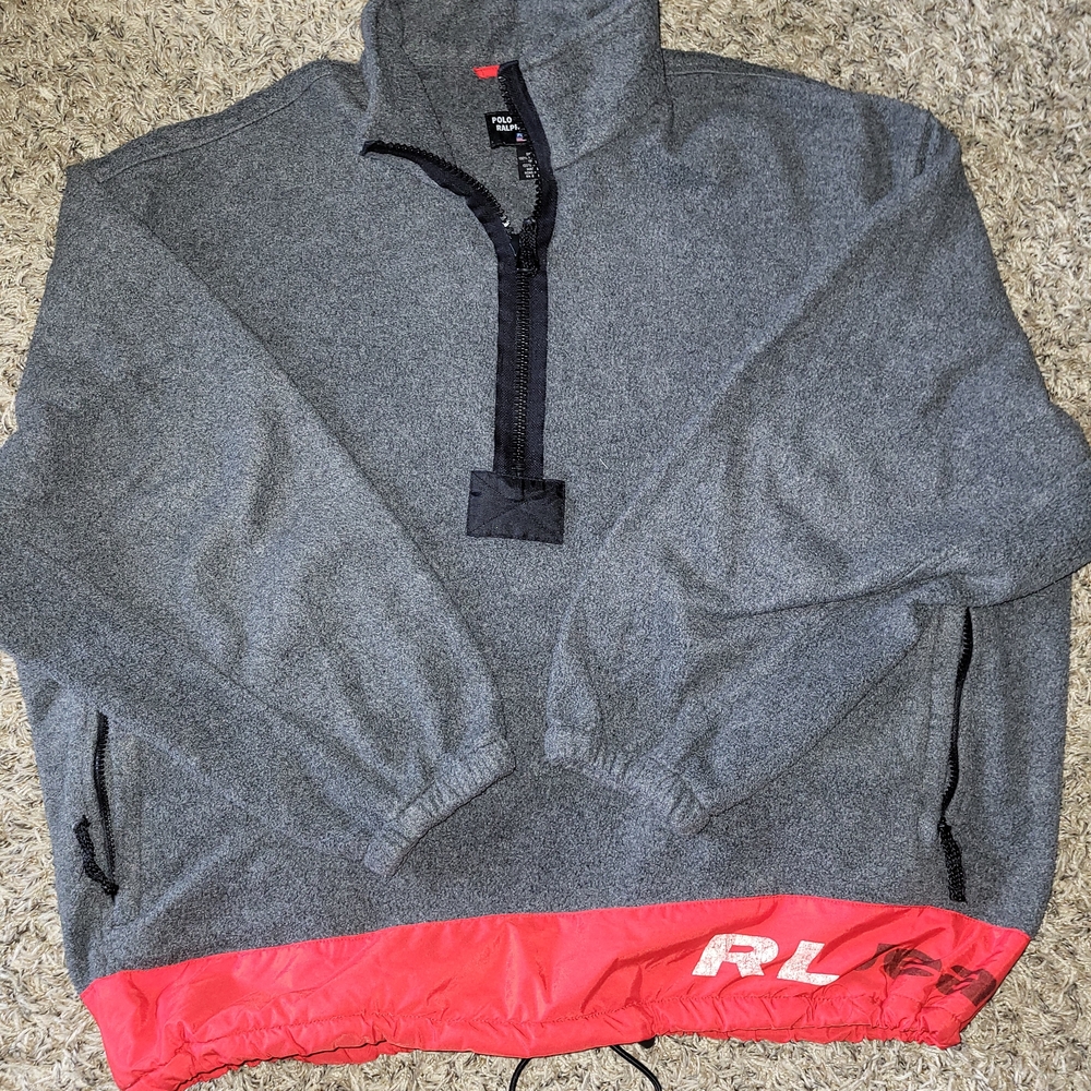 Vintage Ralph Lauren Polo Sport 1/4 Zip Fleece Jacket Size L